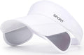Sun Visor Hat for Women and Men - Retractable Brim Sport Hat, Summer Golf Tennis Running Beach Hat with Ponytail Hole