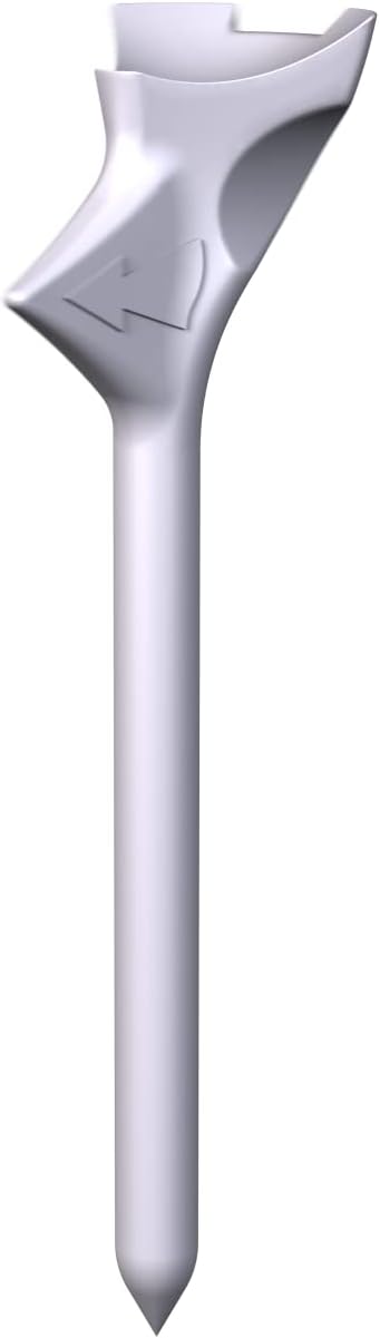 Flightpath Diamond Golf Tees – Patented Design to Reduce Spin for Long, Straight Drives – Low-Friction Long Tees, Robotically Tested for Ball Spin – USGA Approved Performance