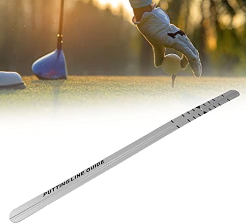SUNGOOYUE Golf Alignment Training Aid, Golf Putting Straight Ruler Guide Aluminum Alignment Rail for Golf Putting Practice, SUNGOOYUEgvgt5ewom9