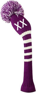 Scott Edward 1/3/4PCS Multi-Style Optional Individualized Knit Golf Club Head Covers, Driver Wood(460cc) Fairway Wood and Hybrid(UT)，for Male/Female Golfers,Custom