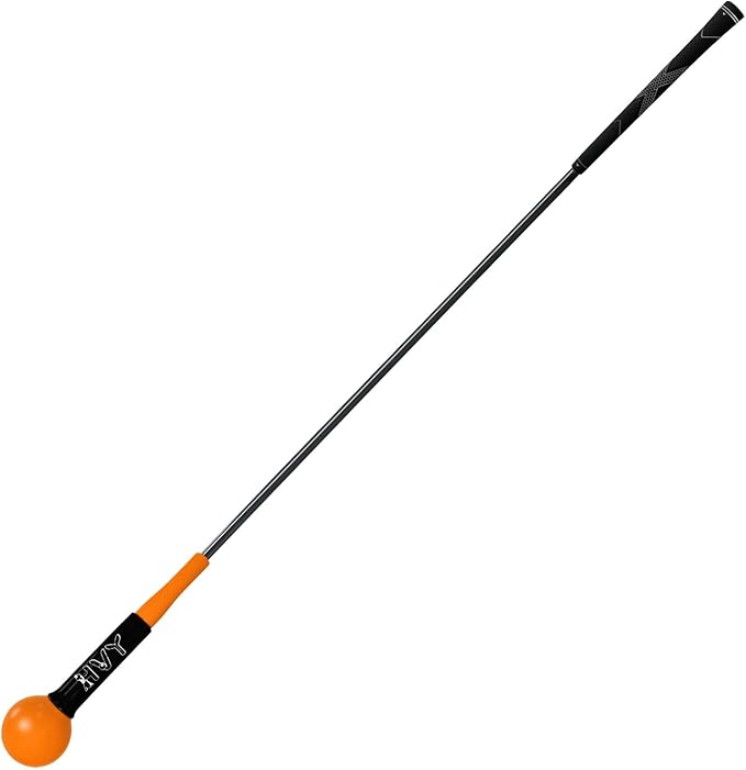 HVY Golf Swing Trainer,Golf Swing Training Aid for Improve Strength Tempo Balance and Flexibility,Golf Warm-Up Stick for Indoor&Outdoor Practice Chipping Hitting Golf Training Aid