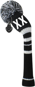 Scott Edward 1/3/4PCS Multi-Style Optional Individualized Knit Golf Club Head Covers, Driver Wood(460cc) Fairway Wood and Hybrid(UT)，for Male/Female Golfers,Custom