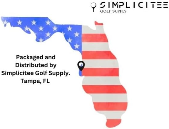 SIMPLICITEE USA Flag Bamboo Golf Tee - 3-1/4" - 100 Count