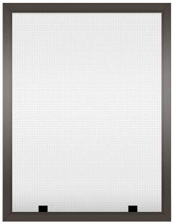 Assembled Custom Size Window Screens (Bronze)