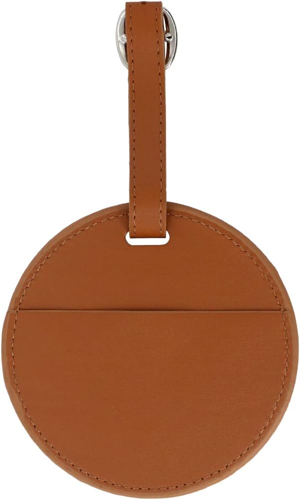 Leather Golf Tees Holder with 5 PCS Wooden Golf Tees 3-1/4 Inch Hook to Golf Bag Belt Clip for Golf Bag