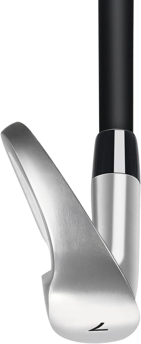 COOLO Graphite Golf Irons, Provide More Speed and Control, Beginner/High Handicap/Seniors/Ladies, Reduced Strain on Elbows and Wrists, Right&Left Handed