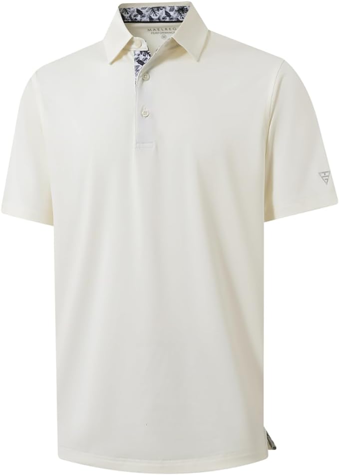 Mens Polo Shirts Short and Long Sleeve Casual Solid Stylish Dry Fit Performance Designed Collared Golf Polo Shirts for Men
