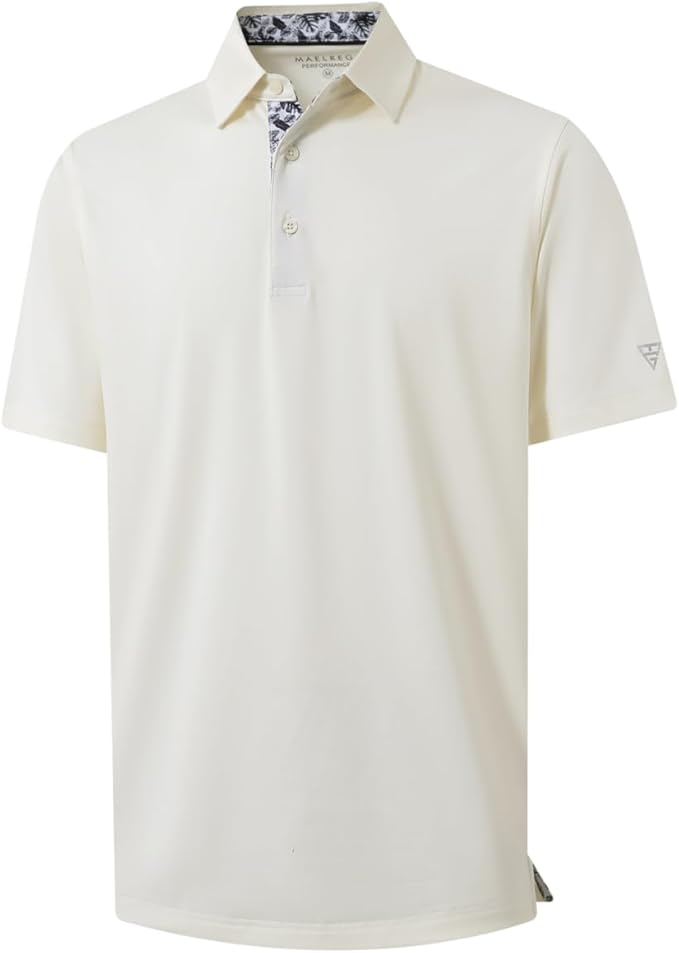 Mens Polo Shirts Short and Long Sleeve Casual Solid Stylish Dry Fit Performance Designed Collared Golf Polo Shirts for Men