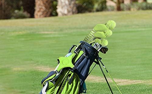 Scott Edward 1/3/4PCS Multi-Style Optional Individualized Knit Golf Club Head Covers, Driver Wood(460cc) Fairway Wood and Hybrid(UT)，for Male/Female Golfers,Custom