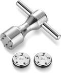 ROYMADE Golf Putter Weights 2pcs 5g/10g/15g/20g/25g/30g/35g/40g/45g with Wrench Kit Set Compatible with Titleist Scotty Cameron Putter Golf Accessory (2pcs 5g+Wrench)
