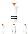 Team Golf NCAA White Vintage Fairway Golf Club Headcover, Form Fitting Design, Retro Design