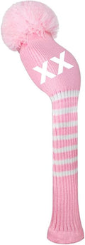 Scott Edward 1/3/4PCS Multi-Style Optional Individualized Knit Golf Club Head Covers, Driver Wood(460cc) Fairway Wood and Hybrid(UT)，for Male/Female Golfers,Custom