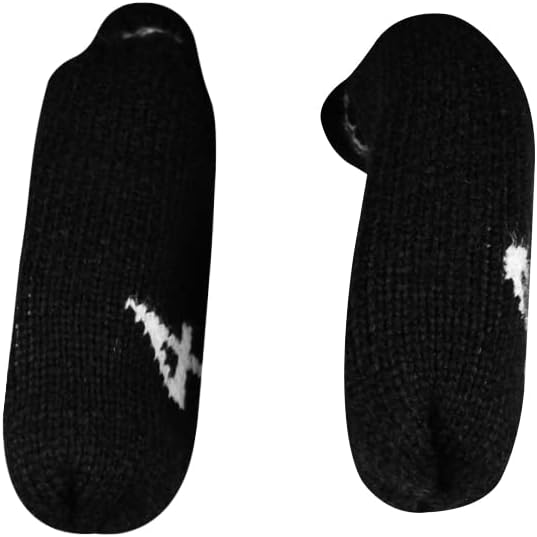 Scott Edward 1/7/10 Pcs Knitted Golf Club Head Covers for Irons Wedge Cuteness and Basically Socks Shape Washable Golf Club Head Protector on Classic Stripes Style，Double Sided Customization