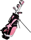 Precise XD-J Junior Complete Golf Club Set for Children | 3 Age Groups Boys & Girls | Right Hand & Left Hand Kids Golf Clubs Set w/ 2 HC's, Flex Shafts & Lightweight Stand Bag with Dual Straps