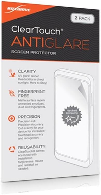 BoxWave Screen Protector Compatible with Mercedes-Benz 2023 AMG CLA 35 Display (7 in) - ClearTouch Anti-Glare (2-Pack), Anti-Fingerprint Matte Film Skin
