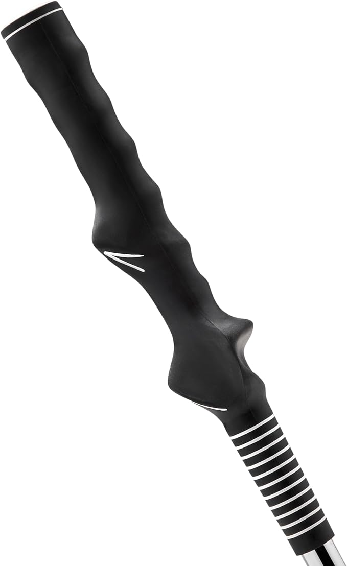 PureGrip™ Golf Training Aid Club – Right-Handed Swing Trainer with Small Club Head and Molded Grip for Consistency and Accuracy – Improve Muscle Memory, Grip Position, and Swing Tempo
