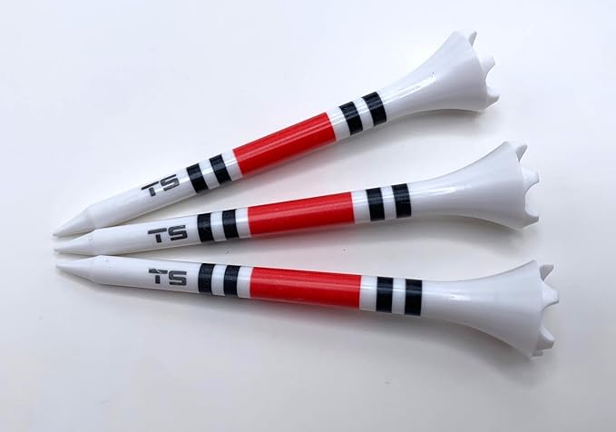 TRUESTRIKE Premium USA Golf Tees – 100-Pack Durable 3¼" / 2¾" Plastic Tees – Made in USA – Perfect Holiday Golf Gift