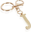 LAXPICOL Gold Letter A-Z Keychain for Women Bag Charms Purse Charms For Handbags Metal Alphabet Initial Letter Keychain