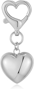 Gold Charm Heart Keychain for Women Bagchain Gold Fashion Keychains Accessories