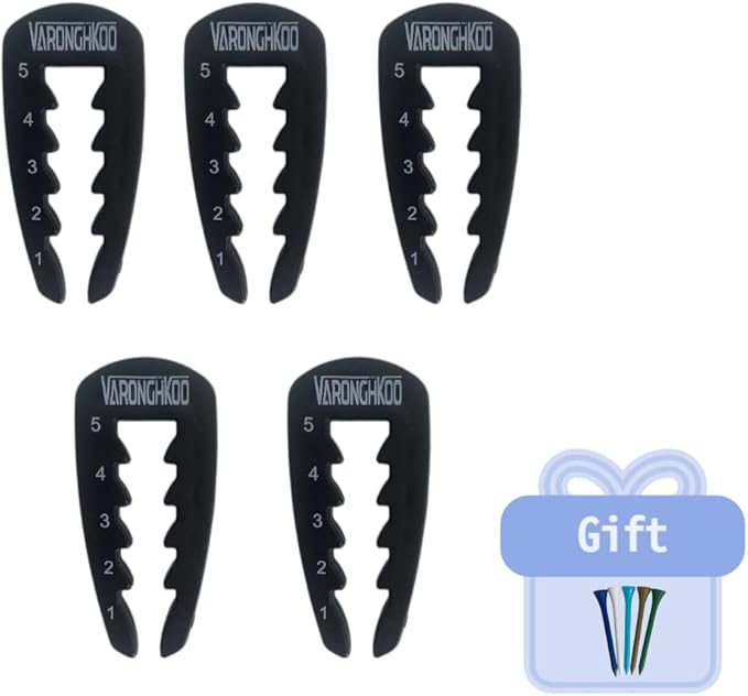 5/10PCS Adjustable Golf Tee Height Tool ProSet, Golf Accessories, Golf Training Aids, Tee Grip Golf Aid, Precision Height Setter for Consistent Swings & Ultimate Practice, Gift Golf Nails