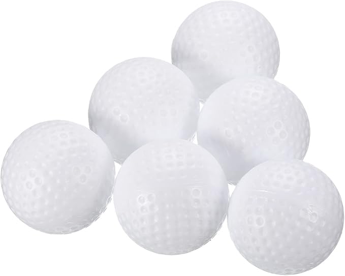 PATIKIL Golf Practice Balls, Hollow Flight Training for Indoor Swing Practice
