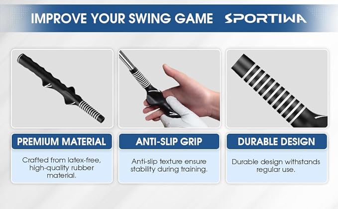 1Pcs Golf Grip Trainer Right Hand for Golf Club | Enhance Grip Strength and Swing Technique | RH Molded Anti-Slip Wrist Trainer Swing Grip Aid | Ideal for All Levels of Play
