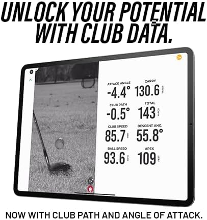 Rapsodo - MLM2PRO Golf Launch Monitor, Simulators for Home & Training, Mobile Launch Monitor for Golf Swing Analysis, Measures Spin Rate & Axis, Tracker & Swing Analyzer, Indoor Outdoor Use