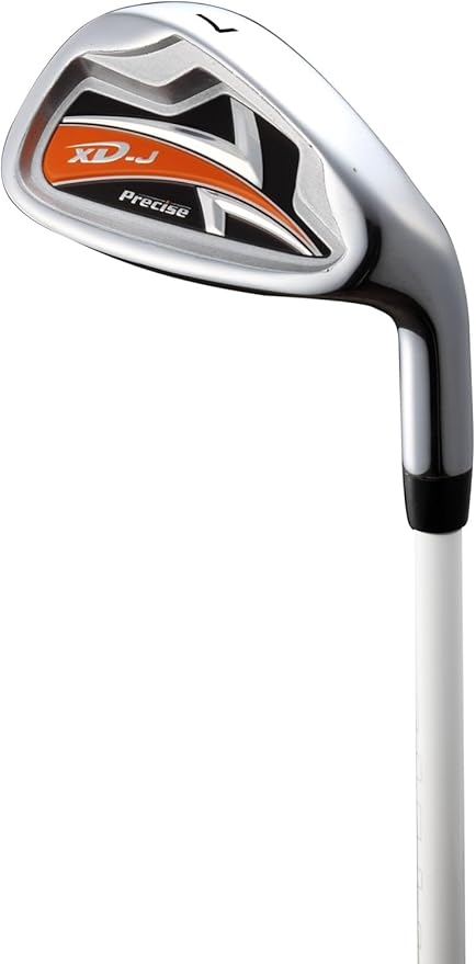 Precise XD-J Junior Complete Golf Club Set for Children | 3 Age Groups Boys & Girls | Right Hand & Left Hand Kids Golf Clubs Set w/ 2 HC's, Flex Shafts & Lightweight Stand Bag with Dual Straps