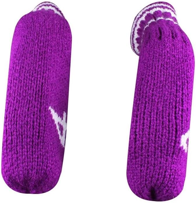 Scott Edward 1/7/10 Pcs Knitted Golf Club Head Covers for Irons Wedge Cuteness and Basically Socks Shape Washable Golf Club Head Protector on Classic Stripes Style，Double Sided Customization