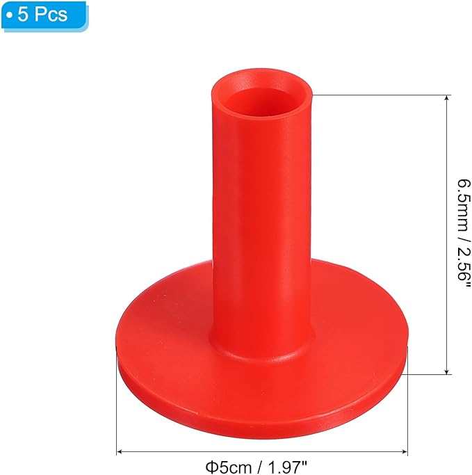 PATIKIL Rubber Golf Tees, Tall Practice Training Driving Range Tee Stable Ball Holder