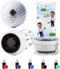 ORYG Custom Golf Ball Stamps with Personalized Name Graphics,Reusable Golf Ball Waterproof Marking Tool,Funny Golfer Gifts,Golf Accessories