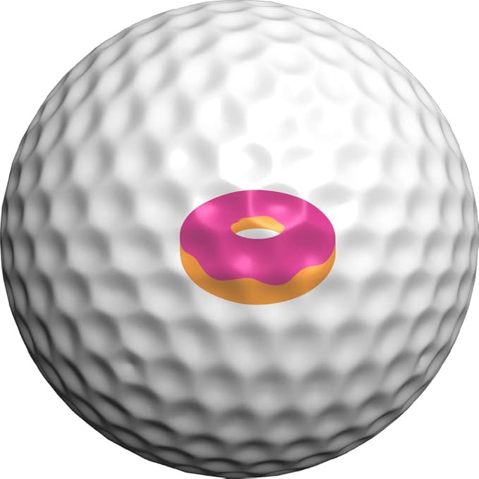 Golfdotz - USGA Rule Conforming Golf Ball Markers, Golf Ball Stickers for Marking Balls, No More Smearing from Stamps, Gifts for Golfers, Dads, and Retirees, (Emoji Collection; 24-32 Count)
