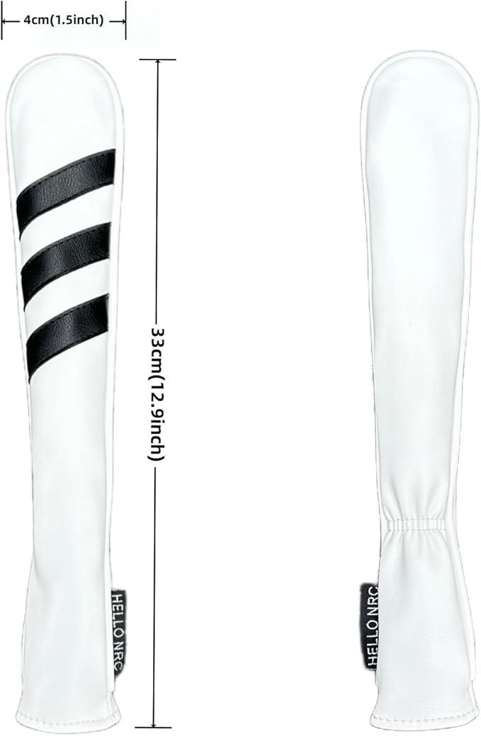 Golf Alignment Stick Cover - Chilxe Alighment Stick Headcover Head Cover - Synhtetic Leather Alignment Stick Holder - Basic Golf Accessories