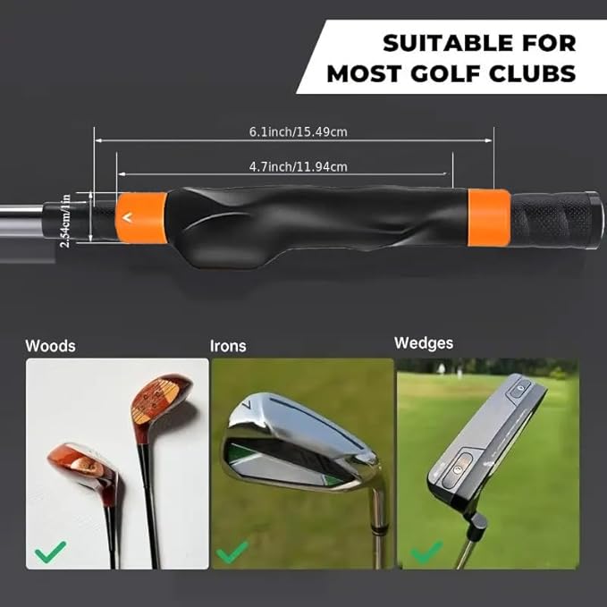 2Pack Golf Grip Trainer,Golf Training Aid Grip Trainer Club,Training Grip Right Hand, to Help Train Correct Hand Position