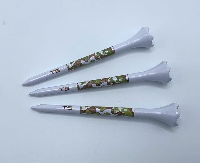 TRUESTRIKE Premium USA Golf Tees – 100-Pack Durable 3¼" / 2¾" Plastic Tees – Made in USA – Perfect Holiday Golf Gift
