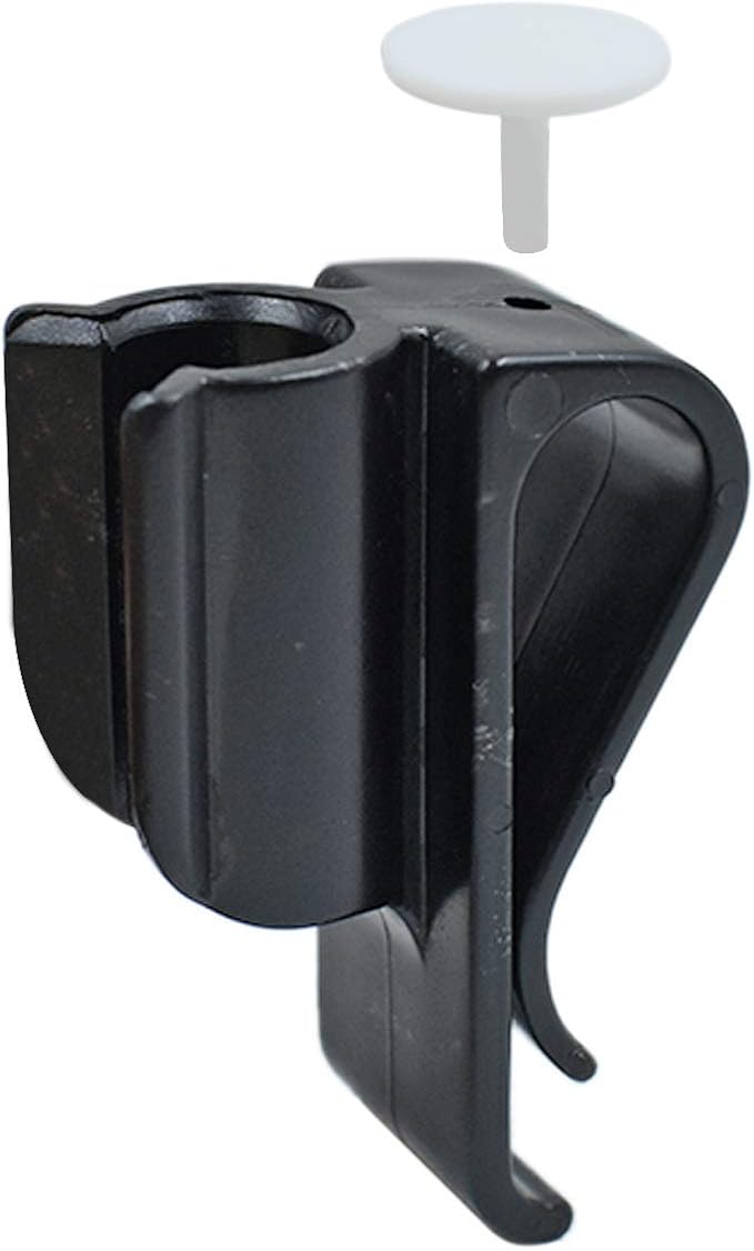4 Pack Golf Club Bag Clips On Putter Clamp Holder Organizer Value Durable Plastic Black Putting Clip Golf Accessories for Men Women Golfer