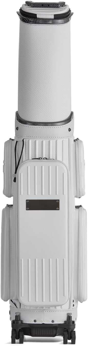 HELIX Hard Shell Golf Travel Bag with Wheels, 2-in-1 Travel Golf Case & Daily Cart Bag, Durable PC Material