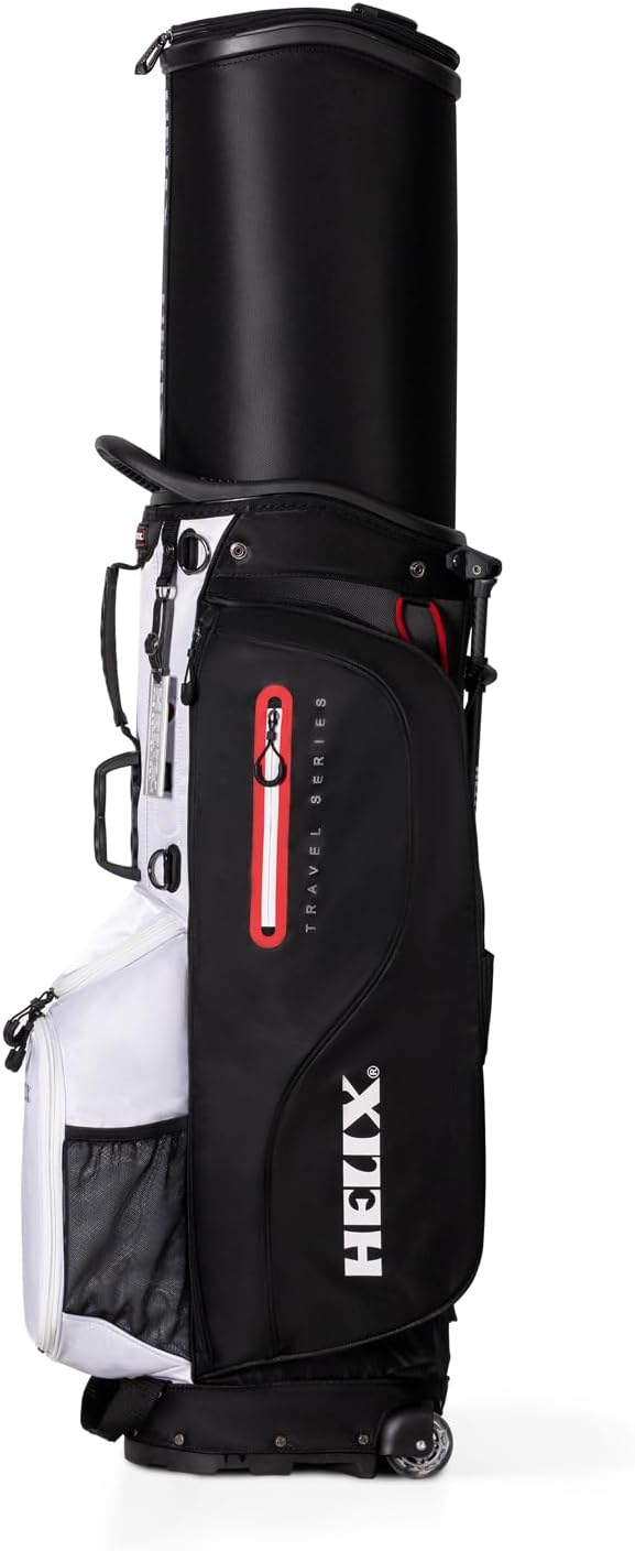HELIX Retractable Golf Stand Bag with Wheels