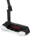 COOLO Low Torque Golf Putter, Provide Greater Stability and Less Face Twisting, Blade/Mallet/Heavy/Center Shafted/Counter Balanced Putter, Oversized Grip, Right & Left