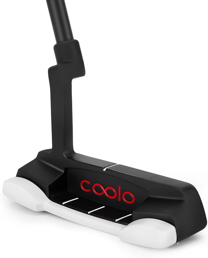 COOLO Low Torque Golf Putter, Provide Greater Stability and Less Face Twisting, Blade/Mallet/Heavy/Center Shafted/Counter Balanced Putter, Oversized Grip, Right & Left