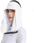 Unisex Sun Protection Golf Neck Shade Cap Drape UPF 50+ Cooling Face Covering