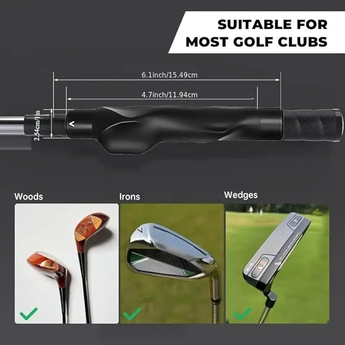 2Pack Golf Grip Trainer,Golf Training Aid Grip Trainer Club,Training Grip Right Hand, to Help Train Correct Hand Position