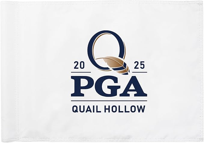 Standard Golf Flag PGA 2025, Tube Insert, 14x20 Inch 420D Nylon Dual-Sided Silk-Screen, Ideal for Practice Putting Green, Driving Range, Course, Club, 1-Pack