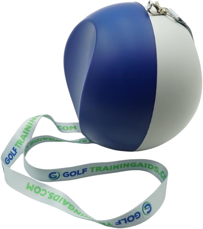Compression Ball - Golf Swing Trainer – Forearm Connection Aid for Perfect Impact Position – Fix Chicken Wing, Improve Tempo, Backswing & Ball Striking – Soft Memory Foam