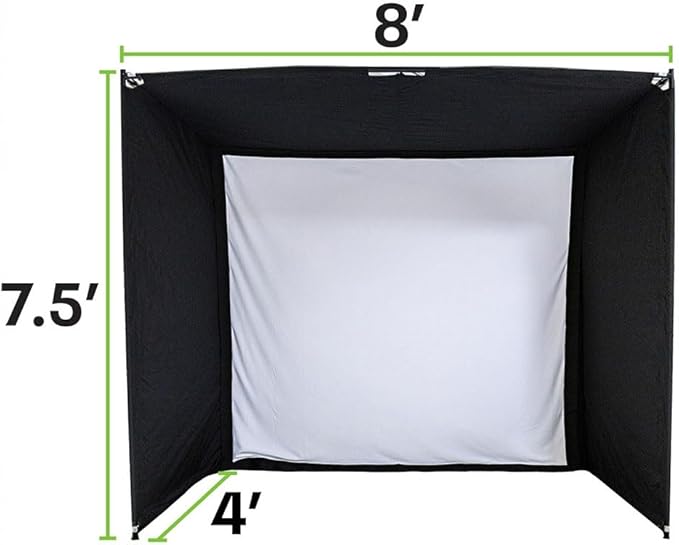 SkyTrak ST+ Golf Simulator – Standard Studio Package | Home Golf Simulator with Launch Monitor, Enclosure, Screen, Hitting Mat & Short-Throw Projector
