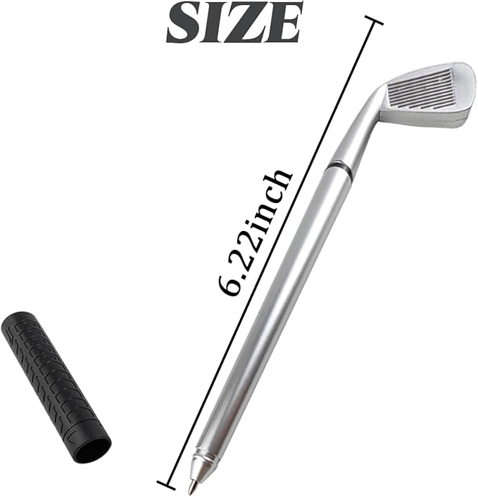 TIHOOD 25PCS Golf Ballpoint Pen Funny Sports Golfing Club Props Black Gel Ink for Students Coworkers Boss Office Dad