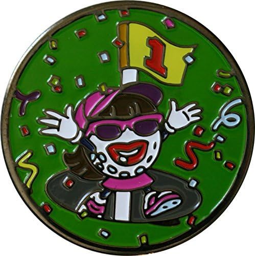Hole in One Golf Ball Marker with Matching Hat Clip