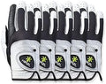 HIRZL Trust Control 2.0 Golf Gloves, All Weather Mens Golf Glove, White/Black, Kangaroo Leather Palm, Cabretta Leather Backhand, Trusted by Pro’s, Sweat Free, Ultimate Grip