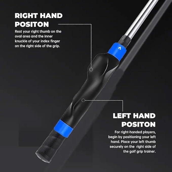 2Pack Golf Grip Trainer,Golf Training Aid Grip Trainer Club,Training Grip Right Hand, to Help Train Correct Hand Position