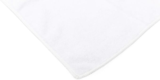 The Rag Company - Sport & Workout Towel - Gym, Exercise, Fitness, Sport, Ultra Soft, Super Absorbent, Fast Drying Premium Microfiber, 320gsm, 16in x 27in, White + Ice Grey + Black - 3-Pack